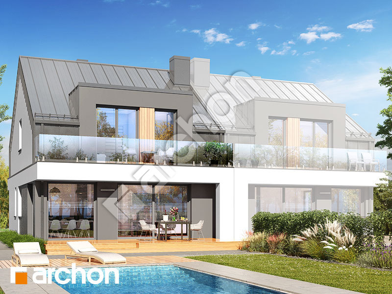 gotowy projekt Dom w klematisach 31 (B) widok 1