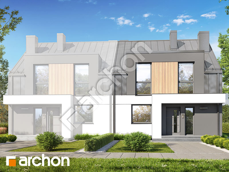 gotowy projekt Dom w klematisach 31 (B) widok 2