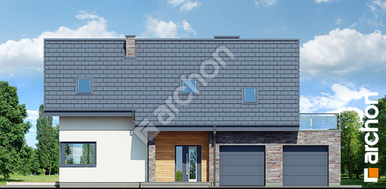 Elewacja frontowa projekt dom w brunerach g2 3b5c2985874970c780bcddf849e03ab7  264