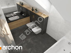 gotowy projekt Dom w wisteriach 8 (E) OZE Wizualizacja łazienki (wizualizacja 3 widok 4)