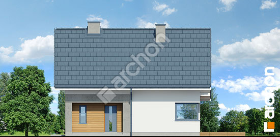 Elewacja frontowa projekt dom w malinowkach p 4bcb43784351dbcaf805ef0dc93660e0  264