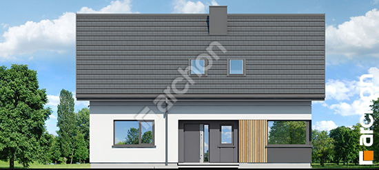 Elewacja frontowa projekt dom w kotewkach 5 e 1a07ed3dd59963c528e41a135365f441  264