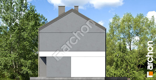Elewacja boczna projekt dom w murajach faa72ab3ce03ef991ce326fbe54e3047  266