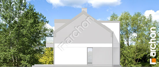 Elewacja boczna projekt dom w bylicach b ce7b627cea64417e386764e918186c54  265