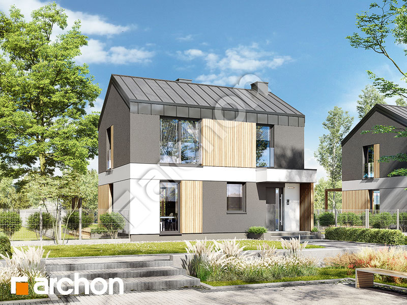 gotowy projekt Dom w everniach widok 1