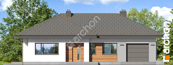 Elewacja frontowa projekt dom w modrzykach 2 beaee972fab4aab615200a65dbfdb7c1  264