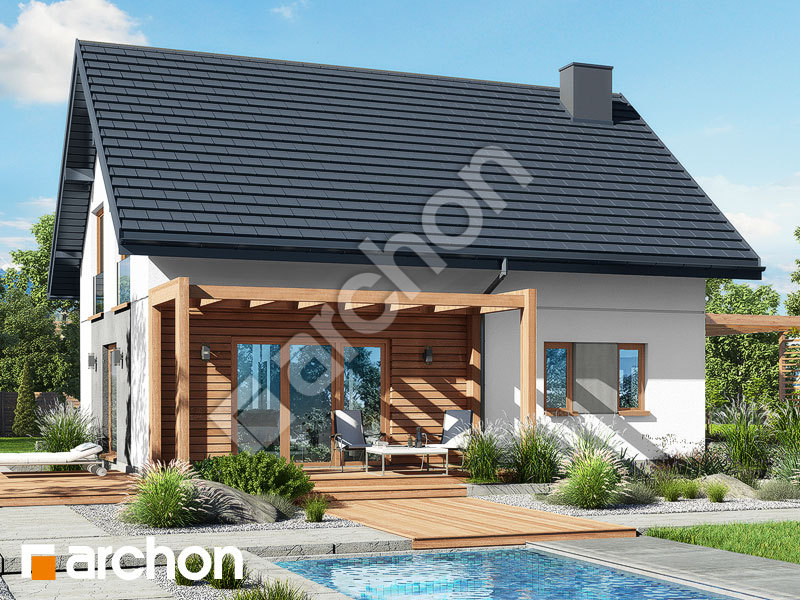 gotowy projekt Dom w jabłonkach 20 widok 2