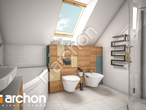 gotowy projekt Dom w żurawkach 4 Wizualizacja łazienki (wizualizacja 3 widok 1)