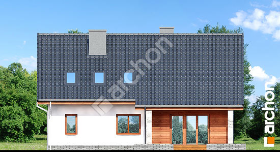 Elewacja ogrodowa projekt dom w ipomeach 37672f5fefe38be8abb0af96c88506e4  267