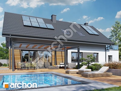 gotowy projekt Dom w malinówkach 14 (G2AE) OZE 