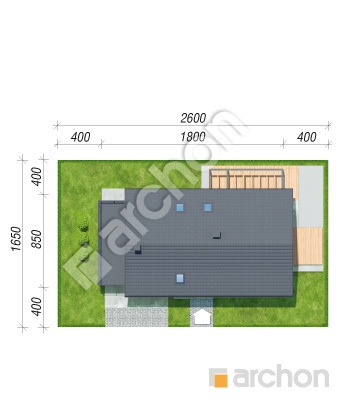 gotowy projekt Dom w malinówkach 14 (G2AE) OZE sytuacja