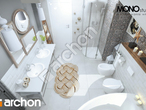 gotowy projekt Dom w mirabelkach 2 Wizualizacja łazienki (wizualizacja 1 widok 5)