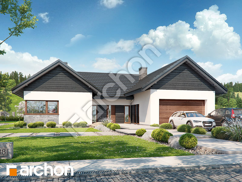 gotowy projekt Dom w kliwiach 5 (G2) widok 1