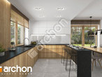 gotowy projekt Dom w lucernie 5 (E) OZE Wizualizacja kuchni 1 widok 2