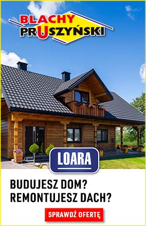 Reklama firmy Blachy Pruszyński