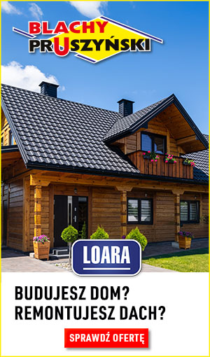 Reklama firmy Blachy Pruszyński