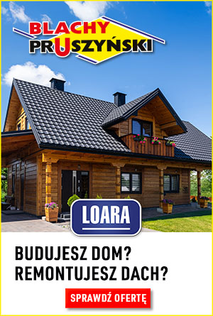 Reklama firmy Blachy Pruszyński