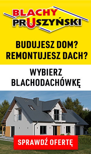 Reklama firmy Blachy Pruszyński