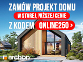 Zamów już dziś Najlepszy Projekt Domu w STAREJ, NIŻSZEJ CENIE z Kodem: ONLINE250