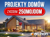 PROJEKTY DOMÓW, KTÓRE KOCHACIE z Kodem Rabatowym: 250MOJDOM