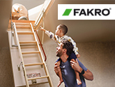 Schody strychowe FAKRO GREENSTEP wygodne wejście na poddasze
