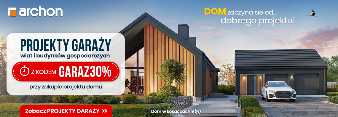 Projekt Garażu z kodem rabatowym