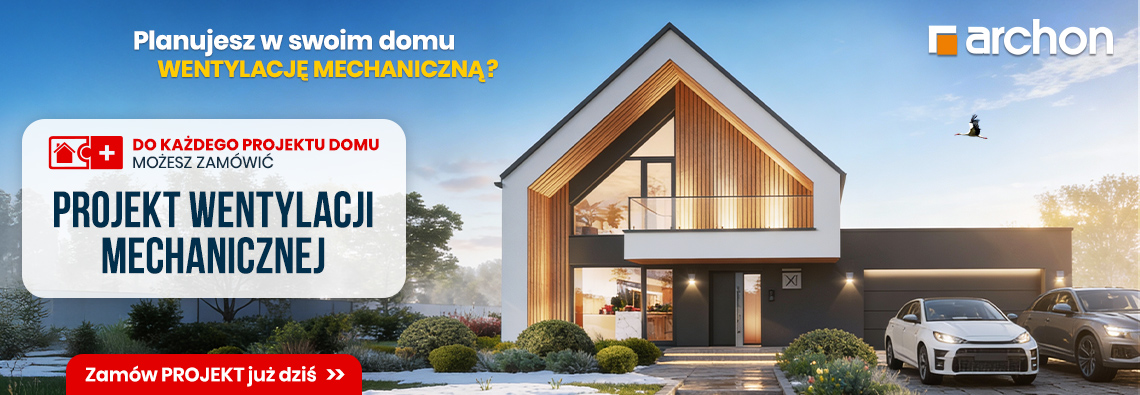 Projekty domów z wentylacją mechaniczną