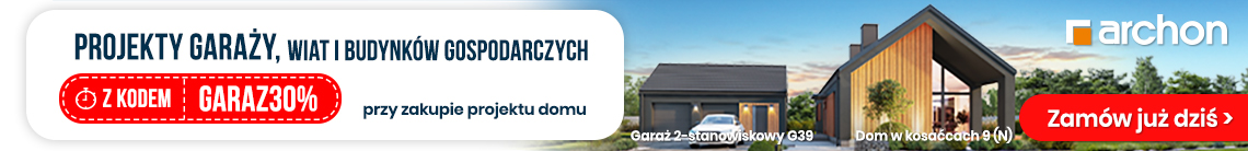 Projekty garaży, wiat i budynków gospodarczych