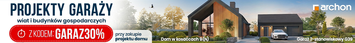 Projekty garaży, wiat i budynków gospodarczych