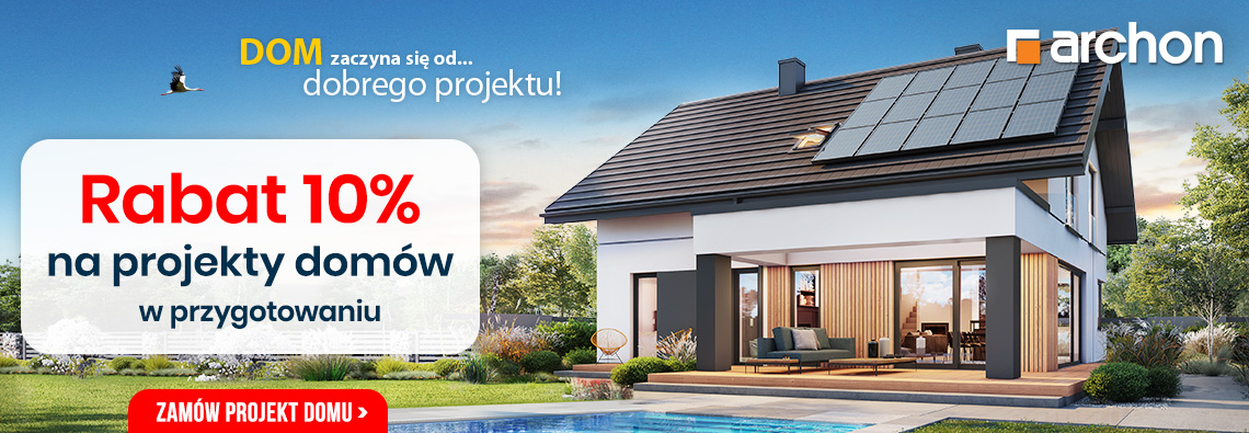 Rabat 10% na projekty domów w przygotowaniu