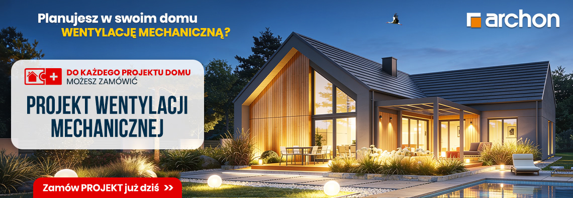 Projekty domów z wentylacją mechaniczną