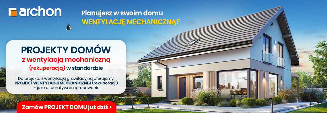 Projekty domów z wentylacją mechaniczną